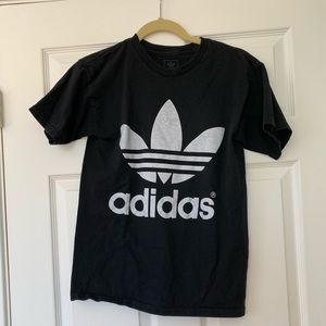 adidas Tops - Adidas top with logo mirrored on back adidas Tops - Adidas top with logo mirrored on back